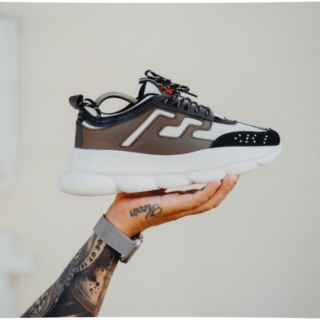 ADIDASI SNEAKERS CHAIN REACTION WHITE-BLACK ABCR4(055-3)