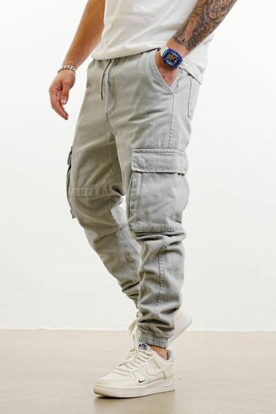 BLUGI JOGGER FIT GREY BGAS1145(9000-2/DPNT)