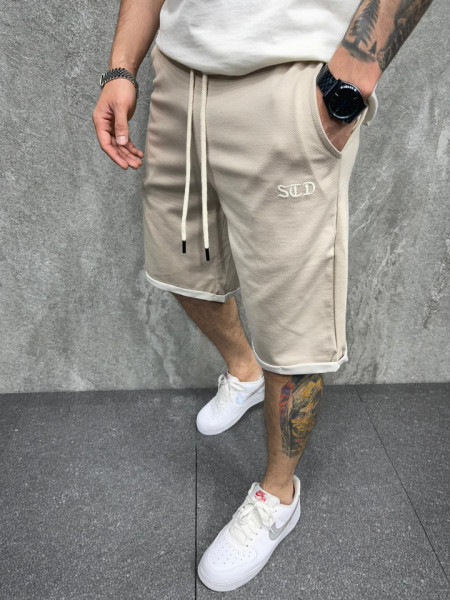 PANTALONI SCURTI SAD BEIGE PSAS85(1046)