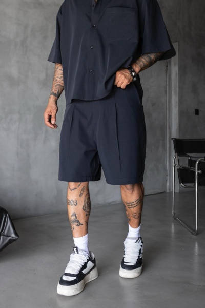 PANTALONI SCURTI OVERSIZE MODEL LEJER PSBI11(17256)