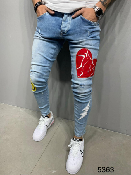 EMOJI FASHION JEANS BLUE CODE: BGAS488