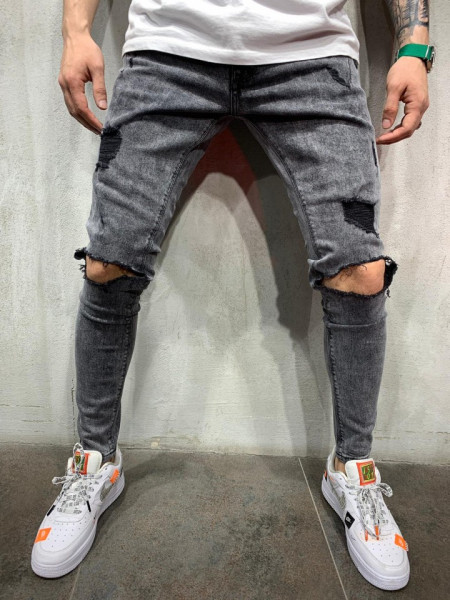 DARKGREY BROKEN SLIM EJANS CODE: BGAS276