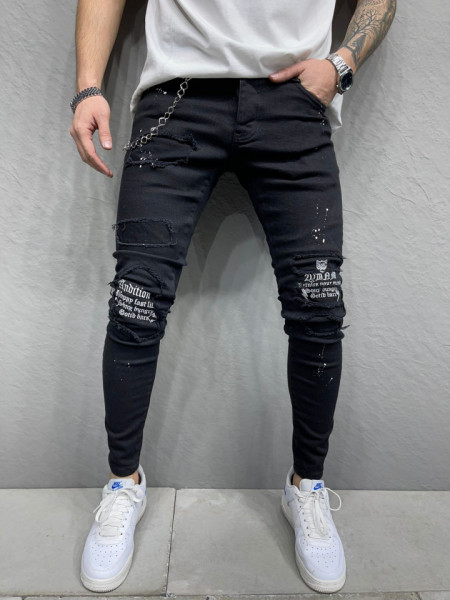 MVP KEDOO SPLASH JEANS BLACK BGAS784 (6818)