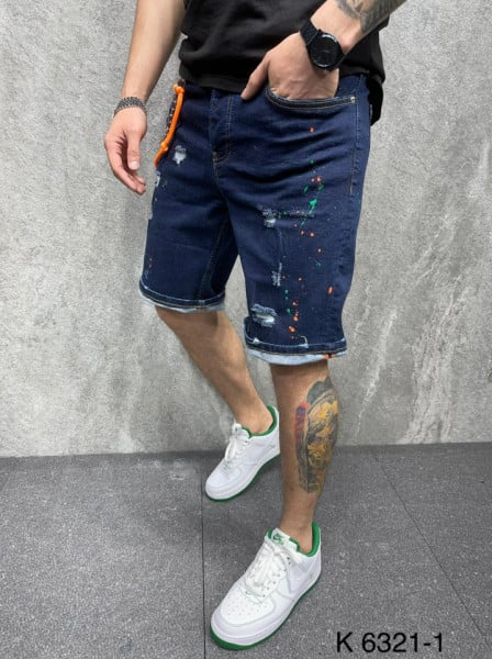 SHORT PANTS ORANGE DARKBLUE PSAS74(6321-1)