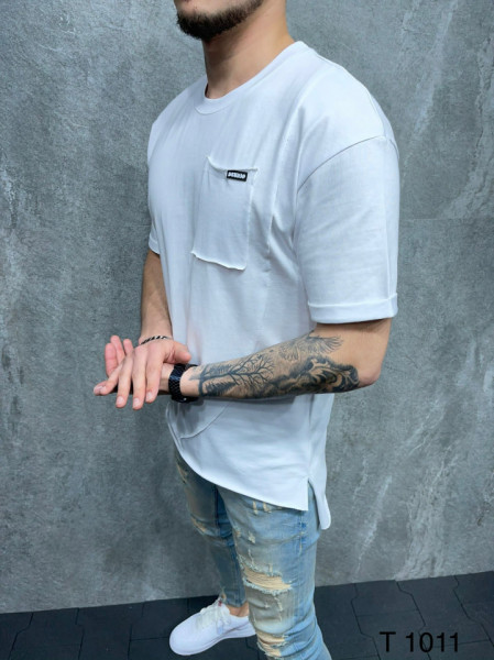 TRICOU STUDIO POCKET WHITE TSAS266(1011)