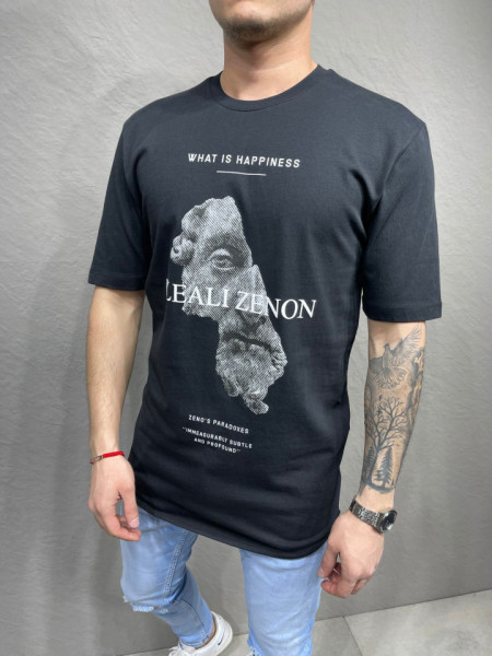ZENO'S LONG BLACK T-SHIRT TSAS301(6146)