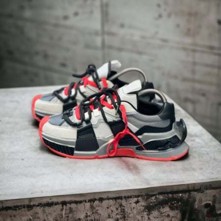 ADIDASI BARBATI FASHION BLACK&RED ABDG3