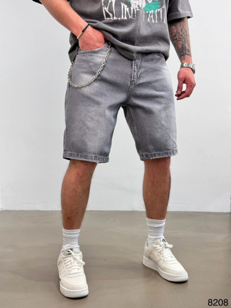 PANTALONI SCURTI MVP CLASIC GREY PSAS189(9402/8208)