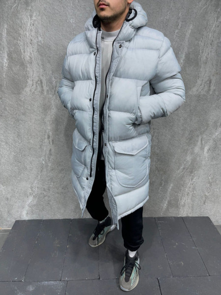 PARKA JACKET LONG GREY GCAS53(10002)