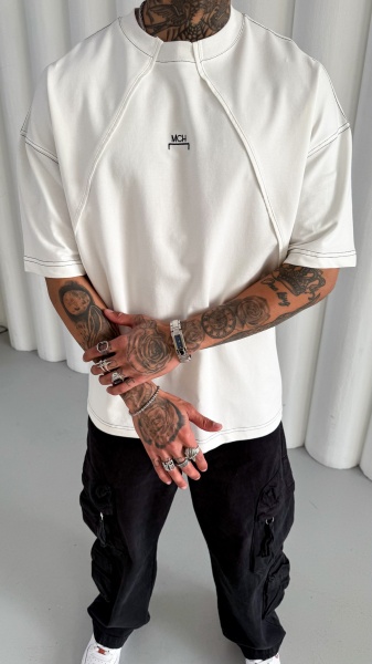 TRICOU OVERSIZE MCH WHITE TSMH15(M25-60)