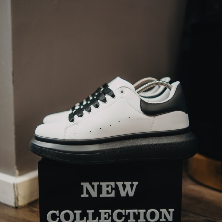 ADIDASI ALEXANDER WHITE-BLACK ABMQ11(088-6)