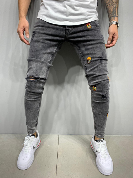 BLUGI SLIM FIT ROCKSTAR DIRTYGREY COD : BGAS509