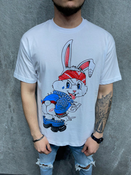 TRICOU KISS BUNNY WHITE TSAS234(1034)