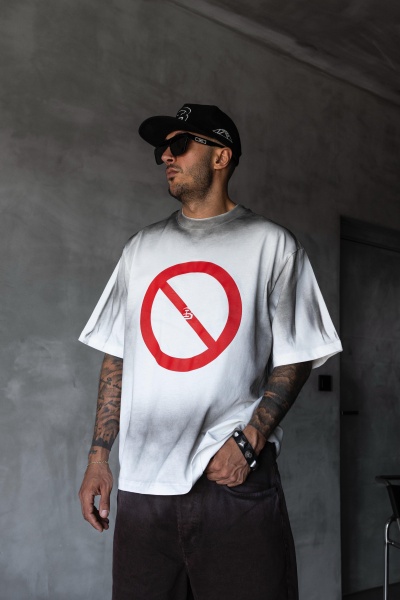 TRICOU OVERSIZE FORBIDDEN WHITE TSBI14(1871)