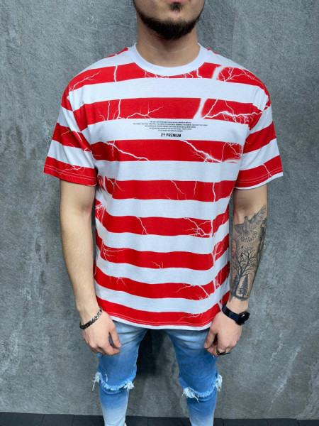 TRICOU 2Y STRIPED RED TSAS270(1030)