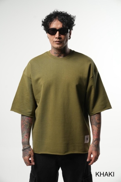 TRICOU CLASIC OVERSIZE KHAKI TSAS456(6049)