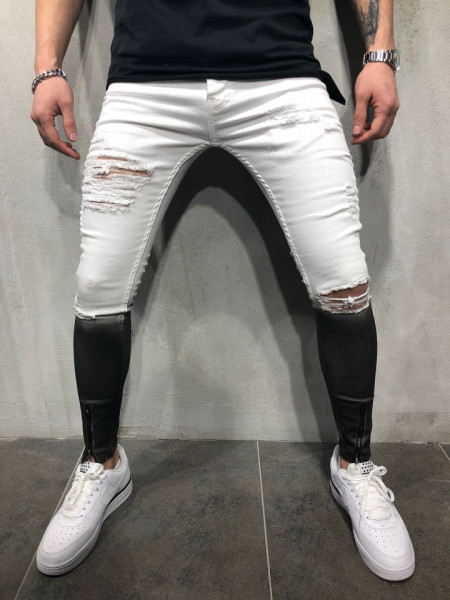 ZIPPER JEANS BLACK & WHITE 2 CODE: BGAS263