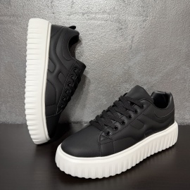 ADIDASI SNEAKERS BARBATI BLACK-WHITE PLATFORM STREETWEAR - Img 4