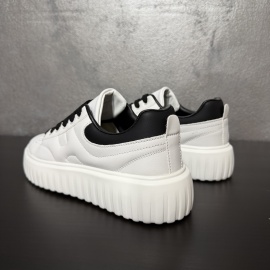 ADIDASI SNEAKERS BARBATI WHITE-BLACK PLATFORM STREETWEAR - Img 6