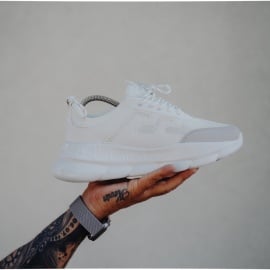 ADIDASI SNEAKERS CHAIN REACTION WHITE-GREY ABCR2(055-2) - Img 3