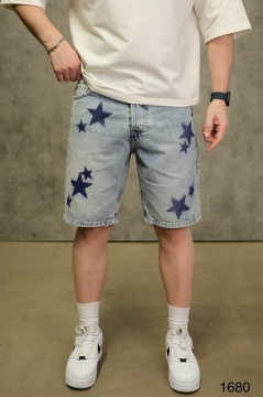 BLUGI SCURȚI DENIM LIGHT BLUE STAR EDITION PSAS216(1680) - Img 2