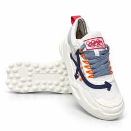 Sneakers Off ODSY White-Orange 1263-3 - Img 4