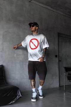 TRICOU OVERSIZE FORBIDDEN WHITE TSBI14(1871) - Img 3