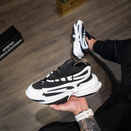 ADIDASI BARBATI SNEAKERS BLACK-WHITE ABBM3(063) - Img 2