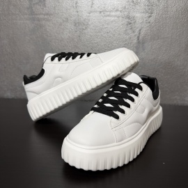 ADIDASI SNEAKERS BARBATI WHITE-BLACK PLATFORM STREETWEAR - Img 3
