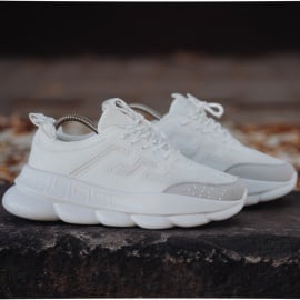 ADIDASI SNEAKERS CHAIN REACTION WHITE-GREY ABCR2(055-2) - Img 4