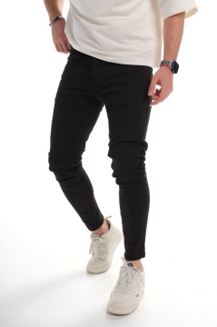 BLUGI SKINNY BĂRBAȚI DENIM STRETCH BLACK BGAS1162(9972)