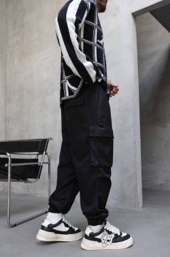 PANTALONI JOGGERS CARGO RELAXED FIT – STREETWEAR BLACK BGBLACK5(17382) - Img 7