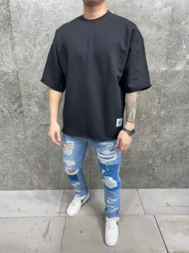 TRICOU CLASIC OVERSIZE BLACK TSAS342(6049) - Img 2