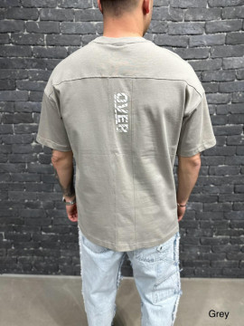 TRICOU OVERSIZED BE BRAVE GREY TSAS426(24BRS-040) - Img 1
