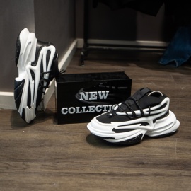 ADIDASI BARBATI SNEAKERS BLACK-WHITE ABBM3(063) - Img 3