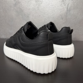 ADIDASI SNEAKERS BARBATI BLACK-WHITE PLATFORM STREETWEAR - Img 8