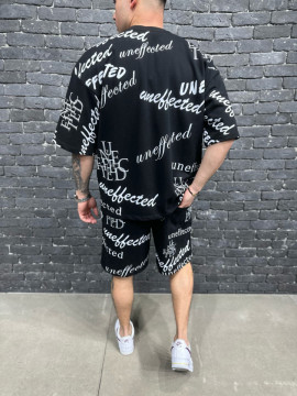 TRENING OVERSIZED UNEFFECTED BLACK TRAS194(UN-108) - Img 2