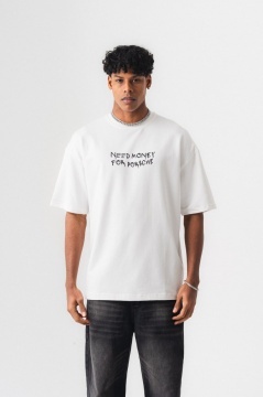 TRICOU OVERSIZE NEED MONEY FOR PORSCHE – WHITE TSES3(174) - Img 4