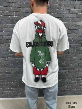 TRICOU OVERSIZED ENJOY OFF-WHITE TSAS435(24BRS-049) - Img 1