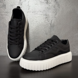 ADIDASI SNEAKERS BARBATI BLACK-WHITE PLATFORM STREETWEAR - Img 5