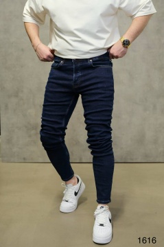 BLUGI BARBATI SKINNY FIT – DARK BLUE CLEAN ESSENTIAL