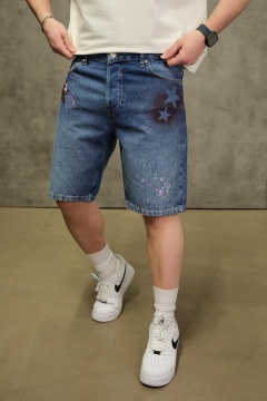 BLUGI SCURȚI DENIM BLUE PAINT STAR EDITION PSAS217(1678)