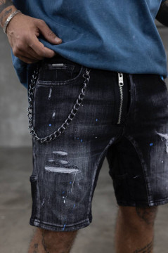 PANTALONI SCURTI SPLASH-BLUE BLACK PSBI8(16327) - Img 1