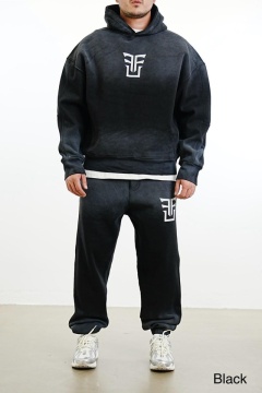 TRENING OVERSIZED UNEFFECTED BLACK TRAS204(UNF-122) - Img 1