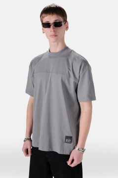TRICOU BARBATI OVERSIZED SMOKED MINIMAL TECH STREETWEAR - Img 2