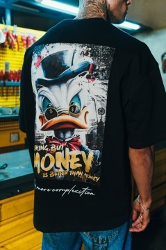 TRICOU OVERSIZE DONALD MONEY – STREETWEAR EDITION BLACK TSES8(55)