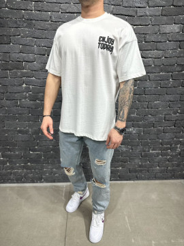 TRICOU OVERSIZED ENJOY OFF-WHITE TSAS435(24BRS-049) - Img 2