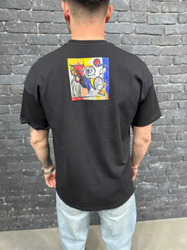 TRICOU OVERSIZED GAETAN BLACK TSAS445(24BRS-024) - Img 1