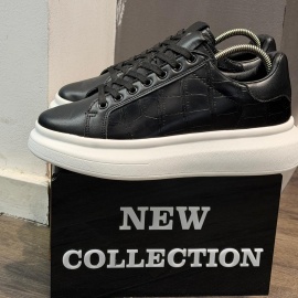 ADIDASI ALEXANDER PREMIUM BLACK-WHITE CROCO ABMQ28(100-2)