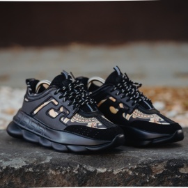 ADIDASI SNEAKERS CHAIN REACTION BLACK-GOLD ABCR3(059-1) - Img 2